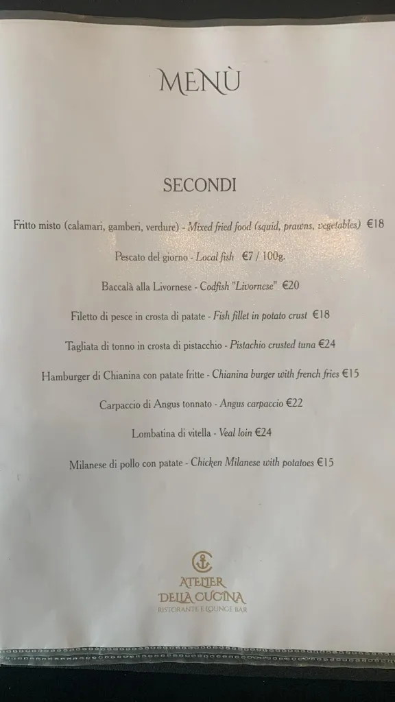 Menu_Atelier della cucina_Castiglione della Pescaia_image_1