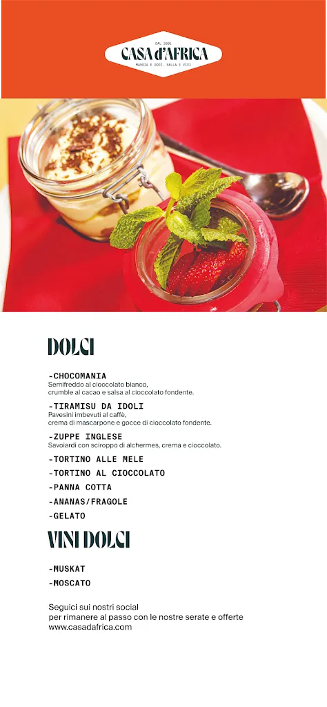 Menu_Casa d'Africa - Pizzeria Gourmet e Cucina Toscana - Ristorante con Piscina e Giardino_Cerreto Guidi_image_1