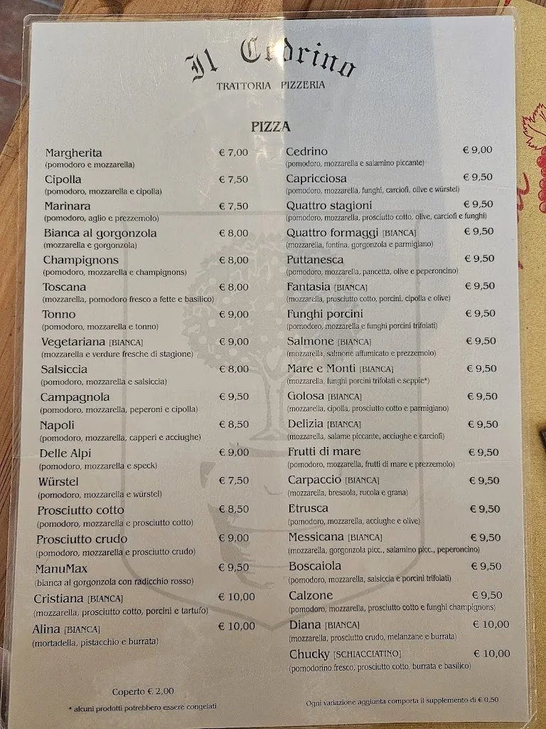 Menu_Ristorante Trattoria Pizzeria Il Cedrino_Cecina_image_1