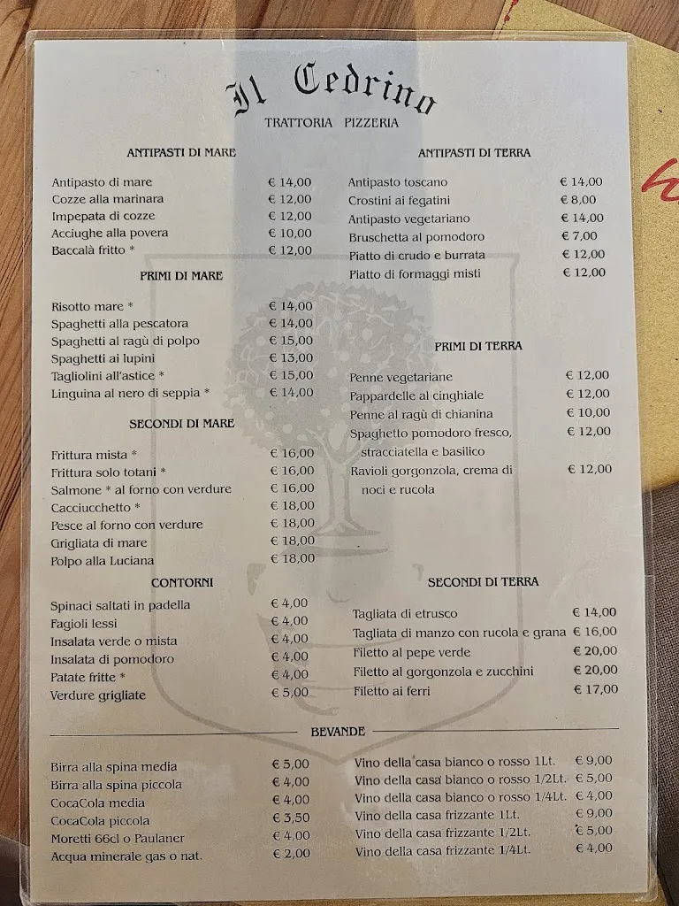 Menu_Ristorante Trattoria Pizzeria Il Cedrino_Cecina_image_2
