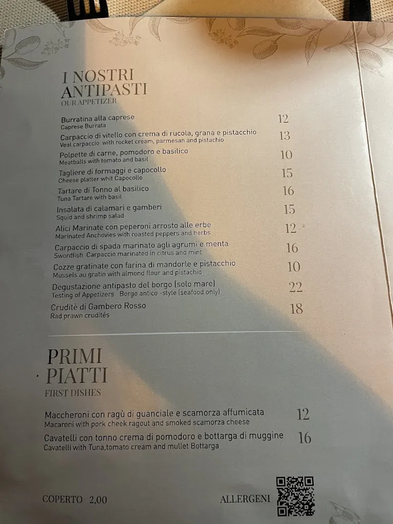 Menu_Borgo Antico_Minervino di Lecce_image_1