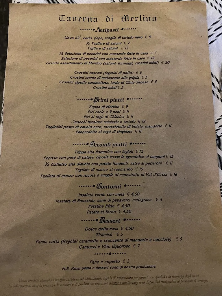 Menu_Taverna di Merlino_Cetona_image_2