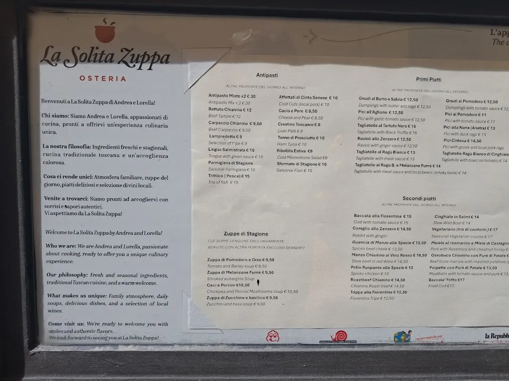 Menu_Osteria La Solita Zuppa_Chiusi_image_1