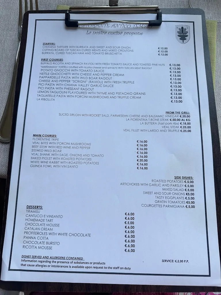 Menu_Ristorante Antico Tempio - Terre di San Galgano_Chiusdino_image_1