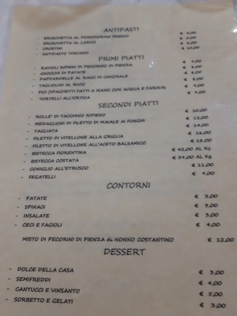 Menu_Ristorante Pizzeria “Hostaria Il Buco”_Chianciano Terme_immagine_3