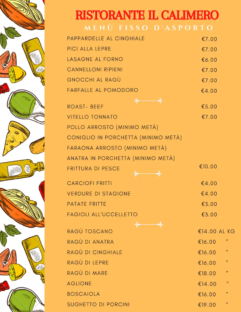 Menu_Ristorante Il Calimero_Chianciano Terme_image_4