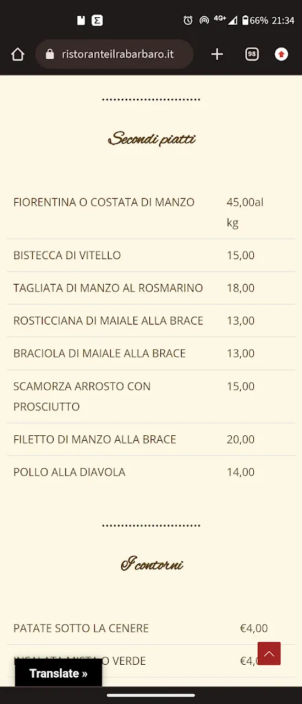Menu_Il Rabarbaro_Chianciano Terme_image_2