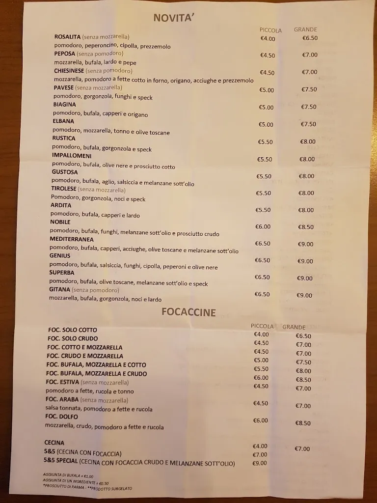 Menu_Pizzeria Da Dolfo_Chiesina Uzzanese_image_1
