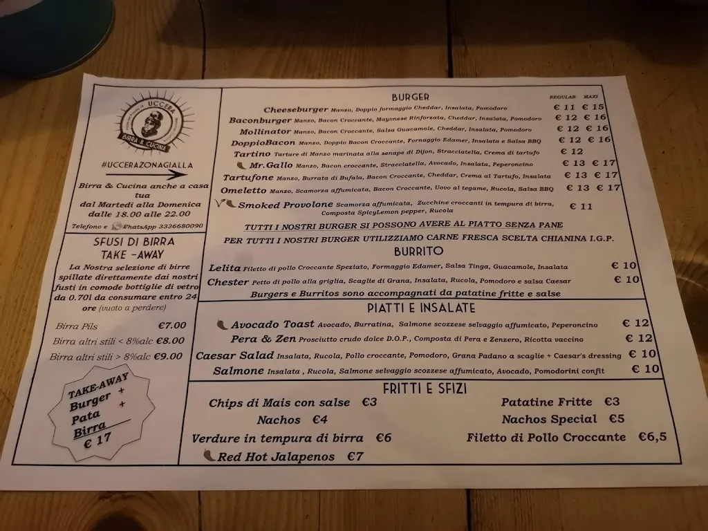 Menu_Uccera Birra&Cucina_Minervino di Lecce_image_2