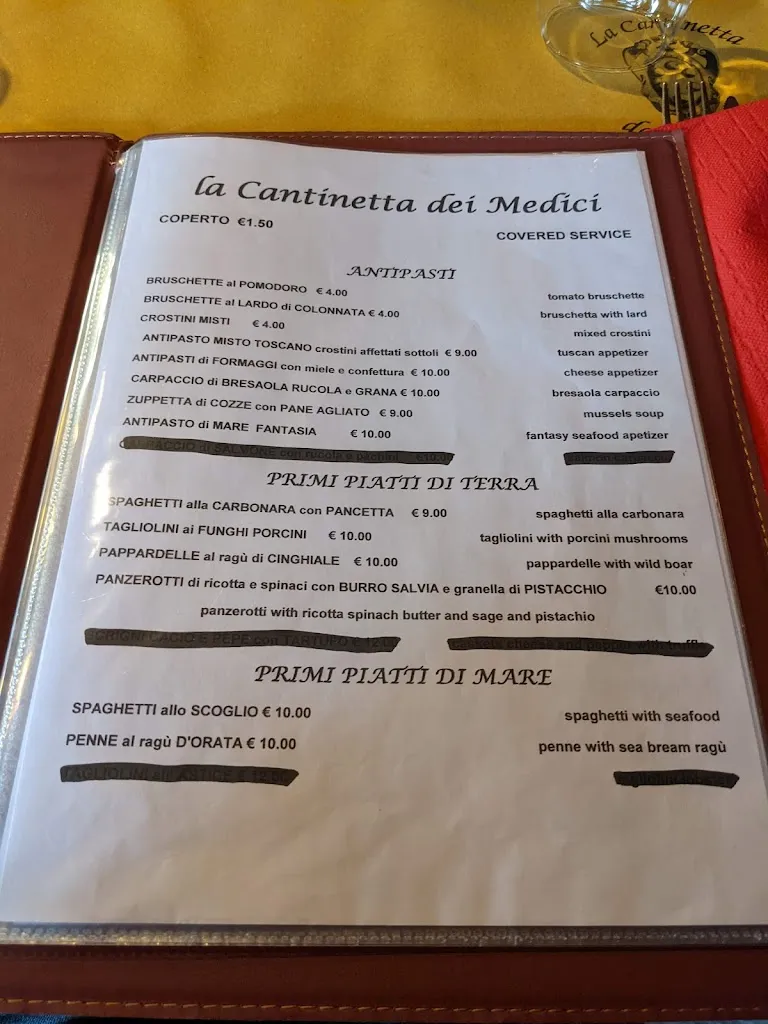 Menu_La Cantinetta dei Medici_Collesalvetti_immagine_1