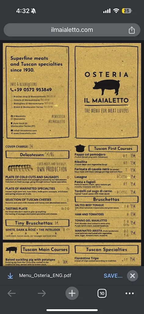 Nick Nieri_Il Maialetto_Cintolese_review