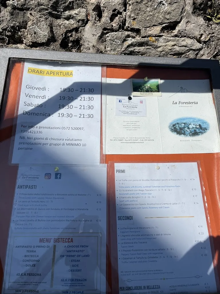 Menu_La Foresteria Monsummano Alto_Cintolese_immagine_2