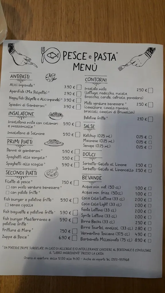 Pesce e Pasta Monsummano Terme_Cintolese_menu_image_1