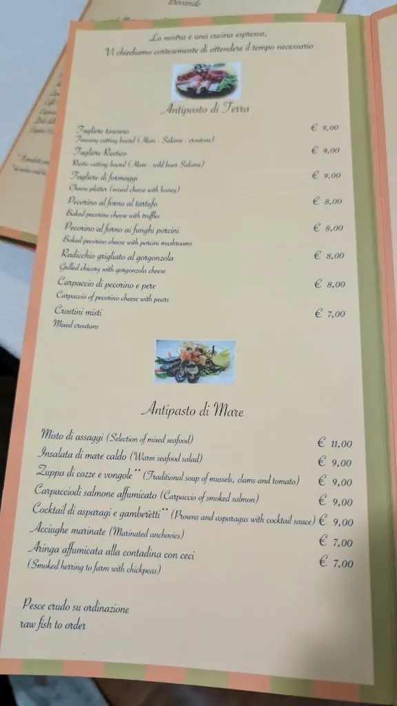Menu_Ristorante Osteria Pistoia - L'Osteria Di Roberta Mascani_Cintolese_image_1