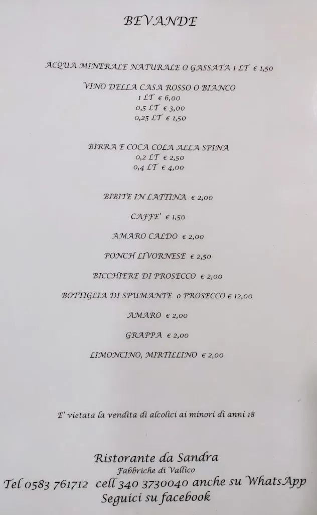 Menu_Ristorante Pizzeria Da Sandra_Fabbriche di Vallico_image_3