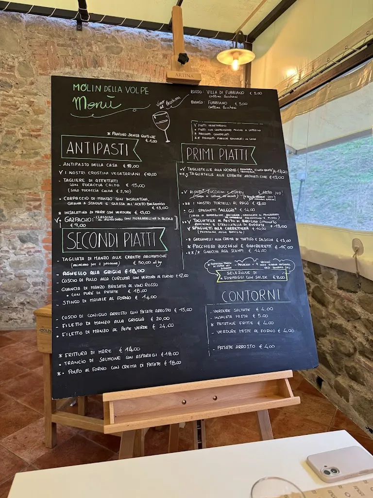 Menu_Ristorante Molin della Volpe di Fanucchi Luca & C. Sas_Fabbriche di Vallico_image_2