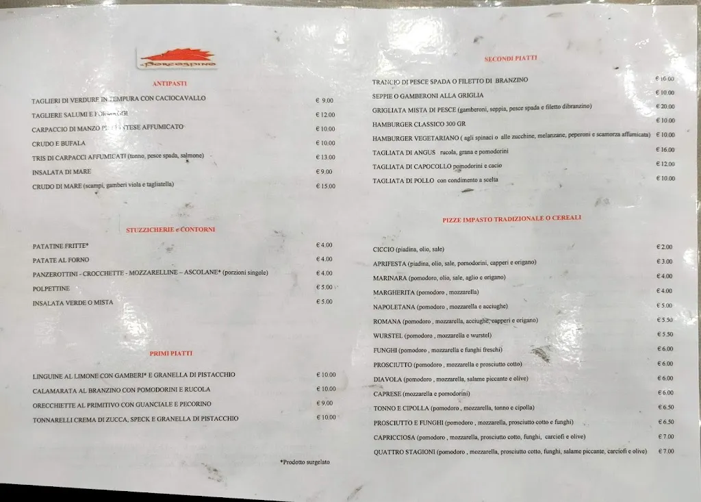 Menu_Il Porcospino_Massafra_immagine_1