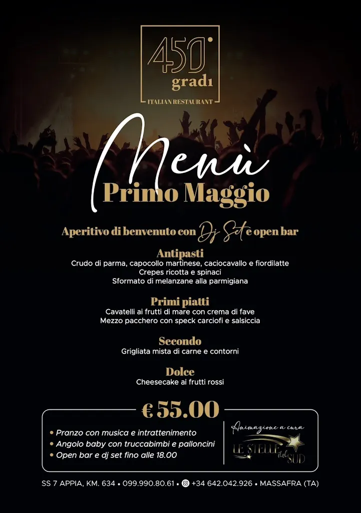 Menu_450Gradi Italia 🇮🇹 Puglia_Massafra_image_1