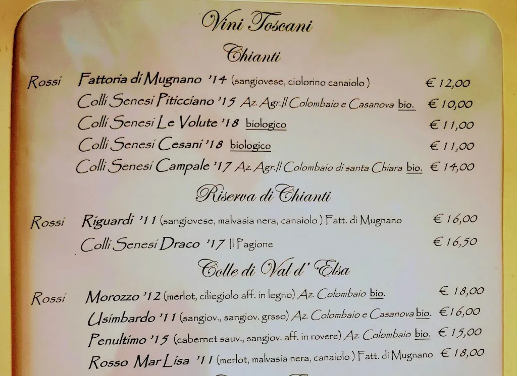 Menu_Pizzeria Ristorante Enoteca Le Grazie_Colle di Val d'Elsa_immagine_3