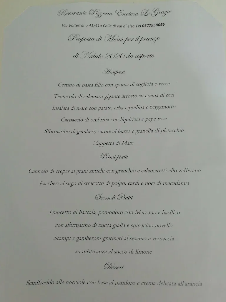 Menu_Pizzeria Ristorante Enoteca Le Grazie_Colle di Val d'Elsa_immagine_4