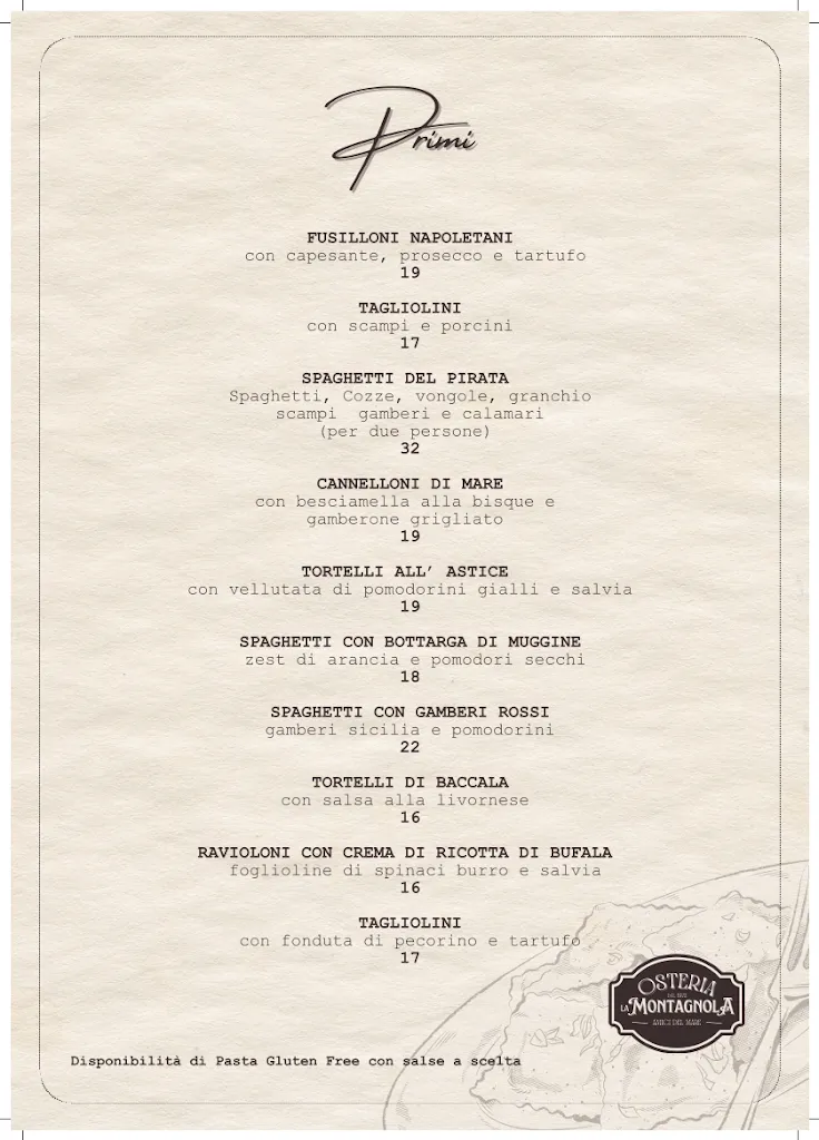 Menu_Osteria La Montagnola 