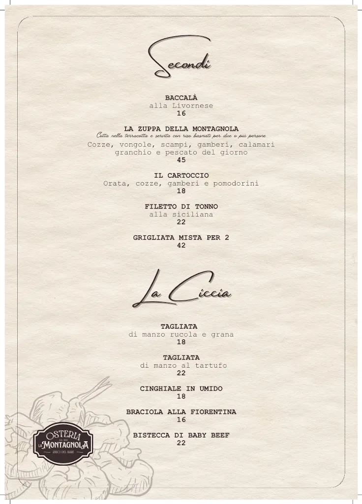 Menu_Osteria La Montagnola 