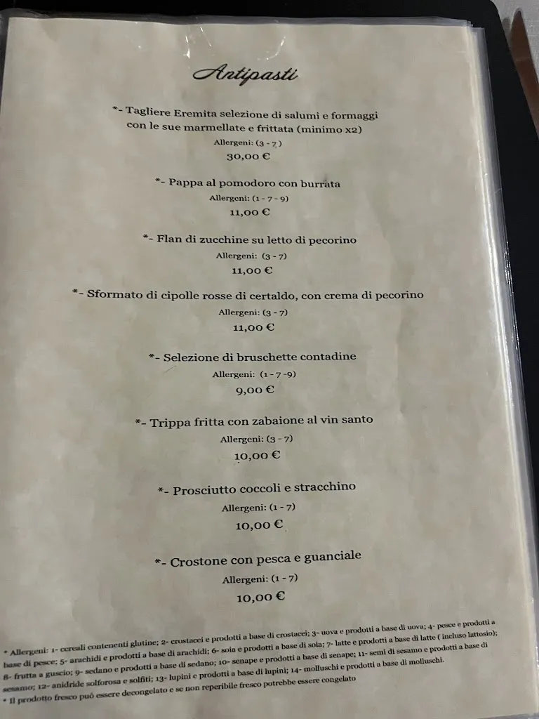 Menu_Ristorante L'Eremita Lastra a Signa_Ginestra Fiorentina_immagine_2