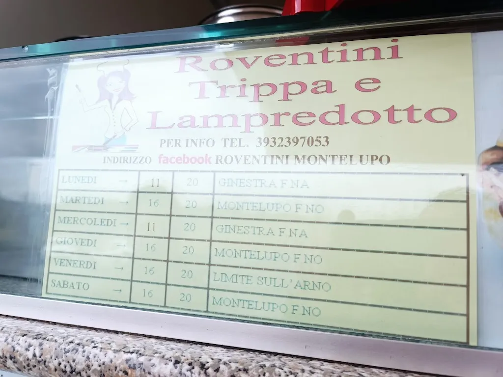 Menu_Roventini - Paninoteca. Trippa, Lampredotto, Roventini ,porchettaecc..._Ginestra Fiorentina_image_1