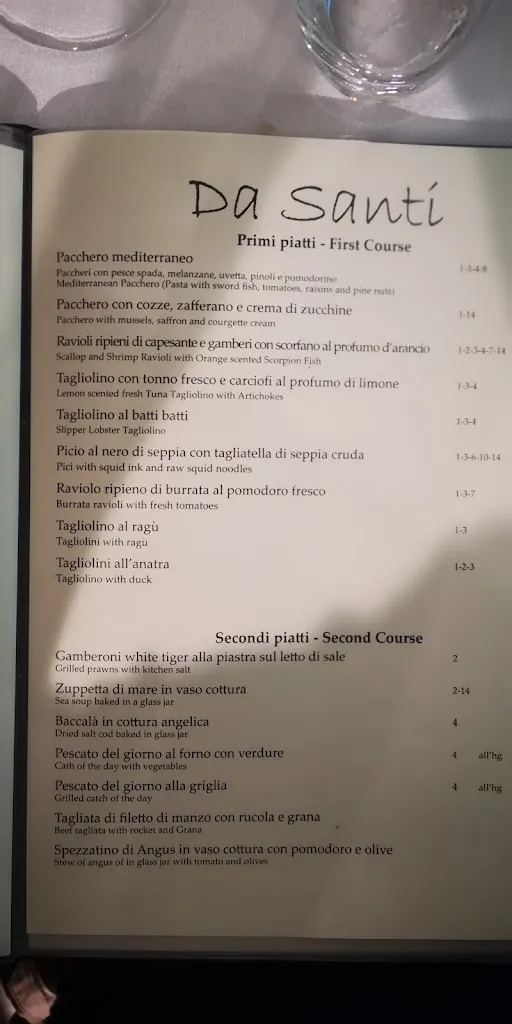 Menu_Ristorante da Santi_Giglio Castello_image_1