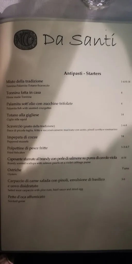 Menu_Ristorante da Santi_Giglio Castello_image_3