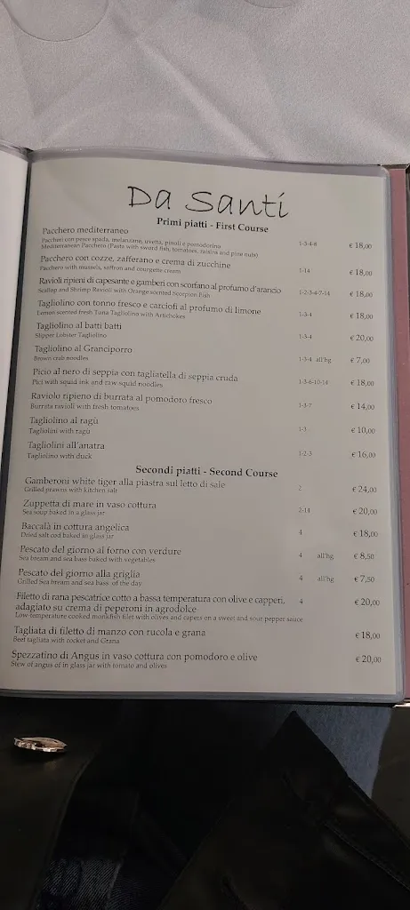 Menu_Ristorante da Santi_Giglio Castello_image_4