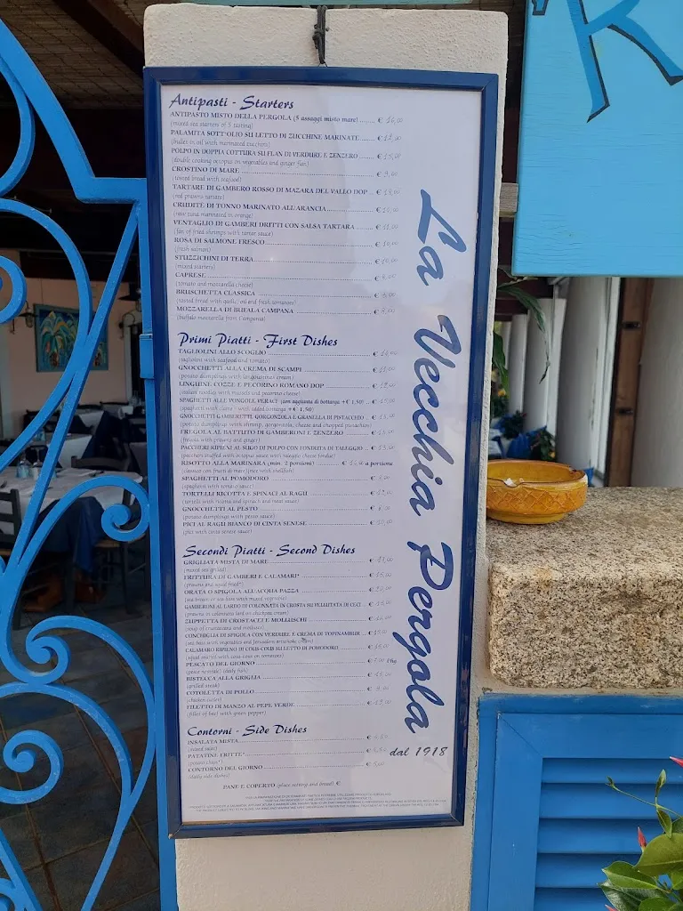 Menu_Ristorante “La Vecchia Pergola”_Giglio Castello_immagine_2