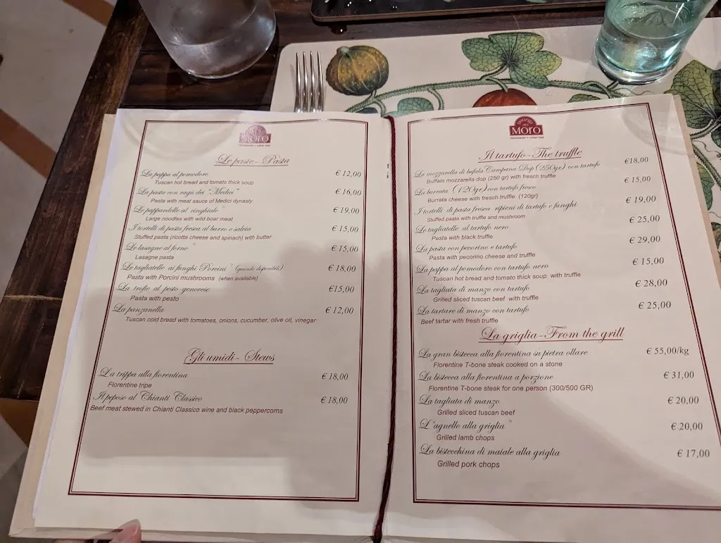 Menu_Ristorante la Bottega del Moro_Greve in Chianti_image_1