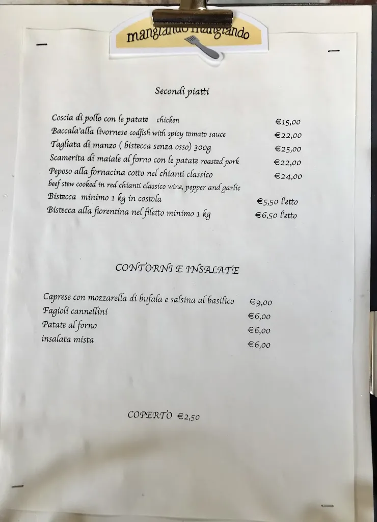 Menu_Osteria Mangiando Mangiando_Greve in Chianti_image_2