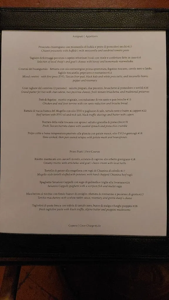 Menu_Il Guardingo, Osteria nel Chianti_Greve in Chianti_image_1