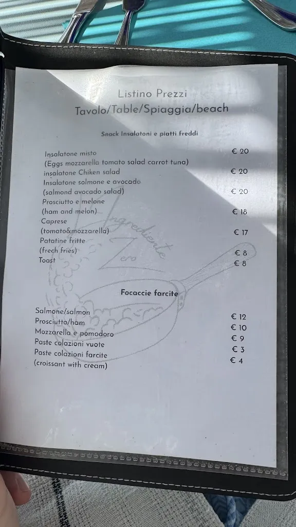 Menu_L'Ingrediente Zero_Forte dei Marmi_image_1