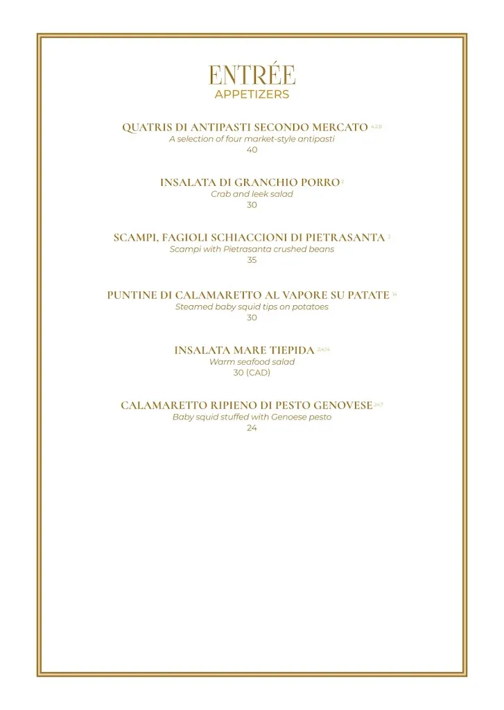 Menu_Doria - Ristorante Forte dei Marmi_Forte dei Marmi_image_3