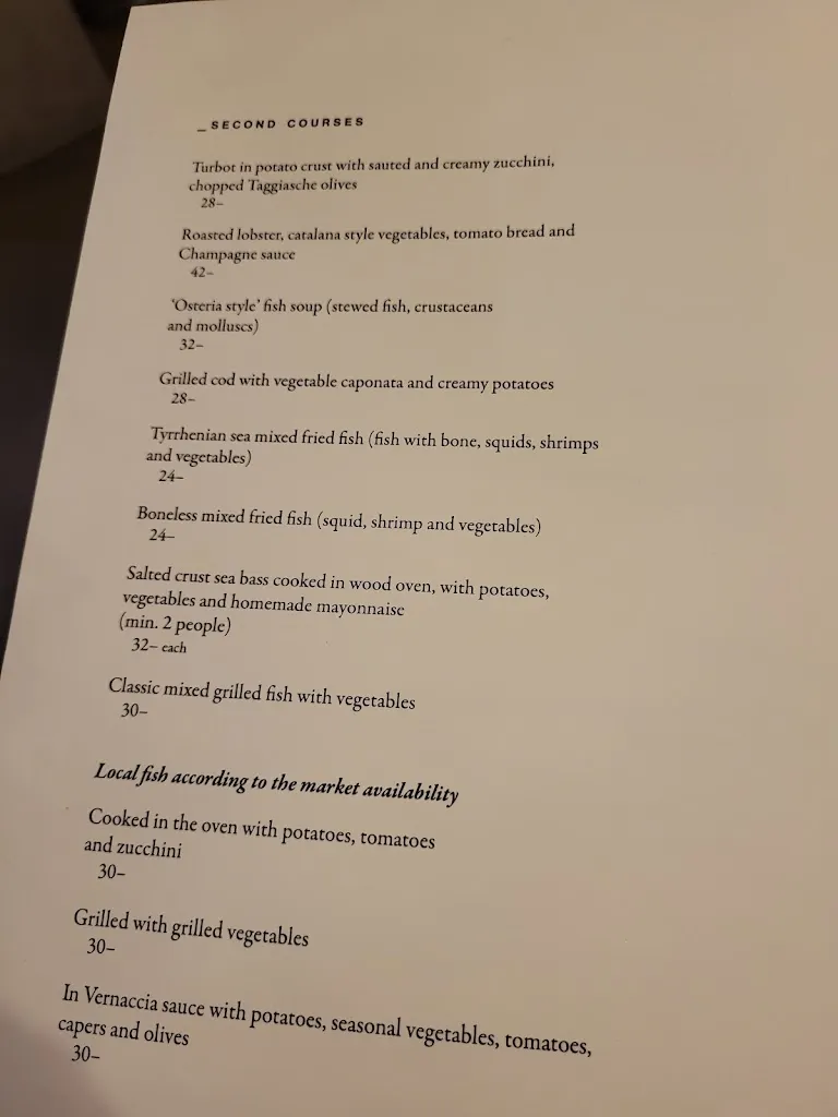 Menu_Osteria Del Mare_Forte dei Marmi_immagine_2