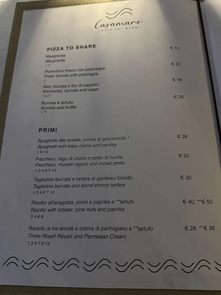 Menu_Casamare_Forte dei Marmi_image_2