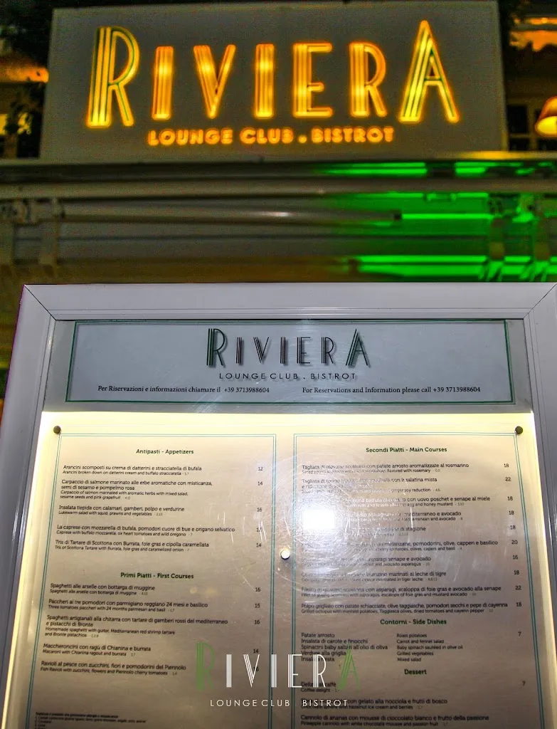 Menu_Riviera Lounge Club Bistrot_Forte dei Marmi_image_2