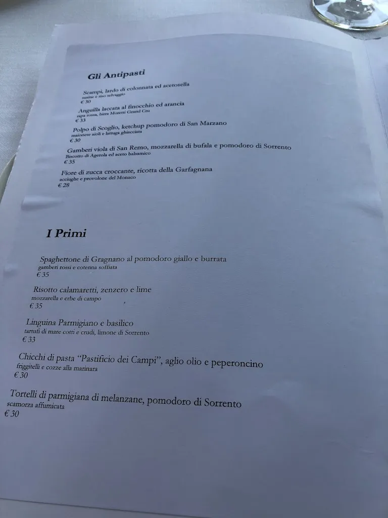 Menu_Ristorante La Magnolia_Forte dei Marmi_immagine_1