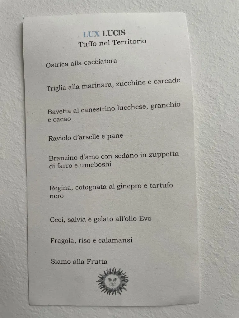Menu_Ristorante Lux Lucis_Forte dei Marmi_image_1