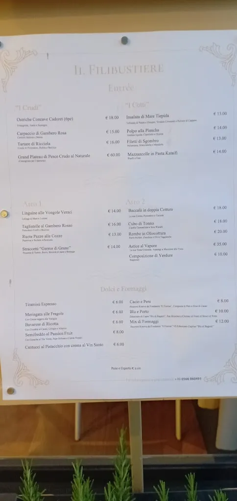 Menu_Il Filibustiere FOLLONICA_Follonica_immagine_2