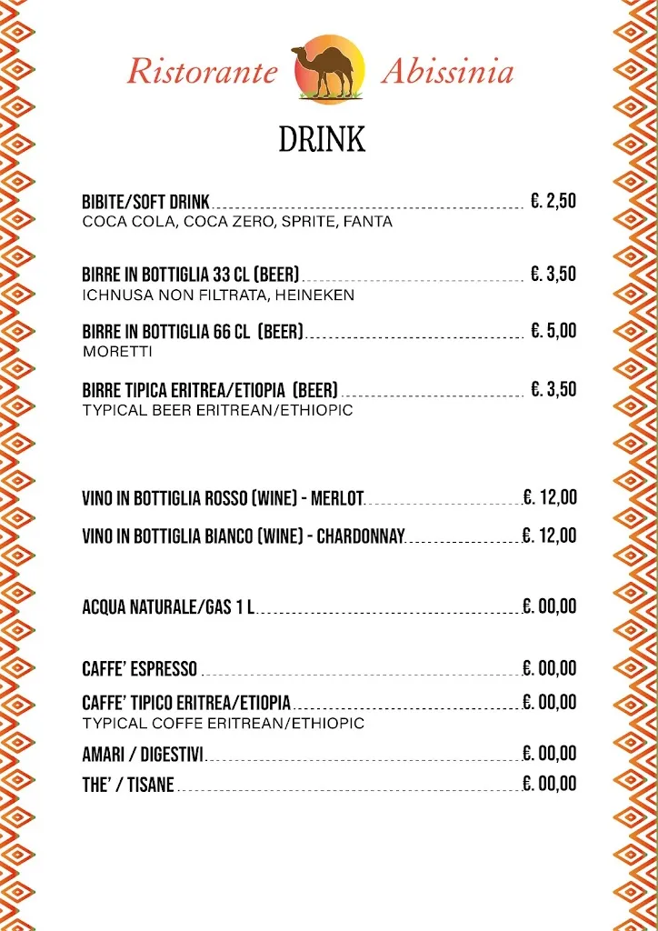 Menü_Ristorante abissinia_Follonica_Bild_3