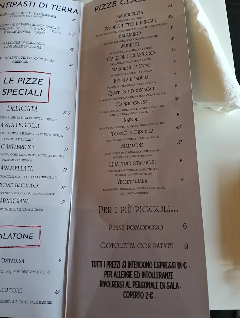 Menu_Vedrai Ristorante Pizzeria presso Camping Tahiti_Follonica_image_2