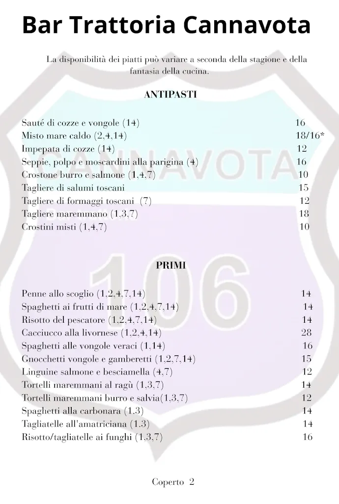 Menu_Bar Trattoria Cannavota_Follonica_image_4