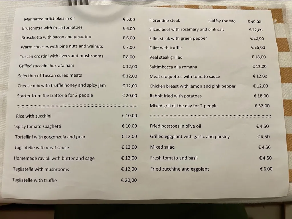 Menu_Trattoria L'antico forno_Impruneta_image_1