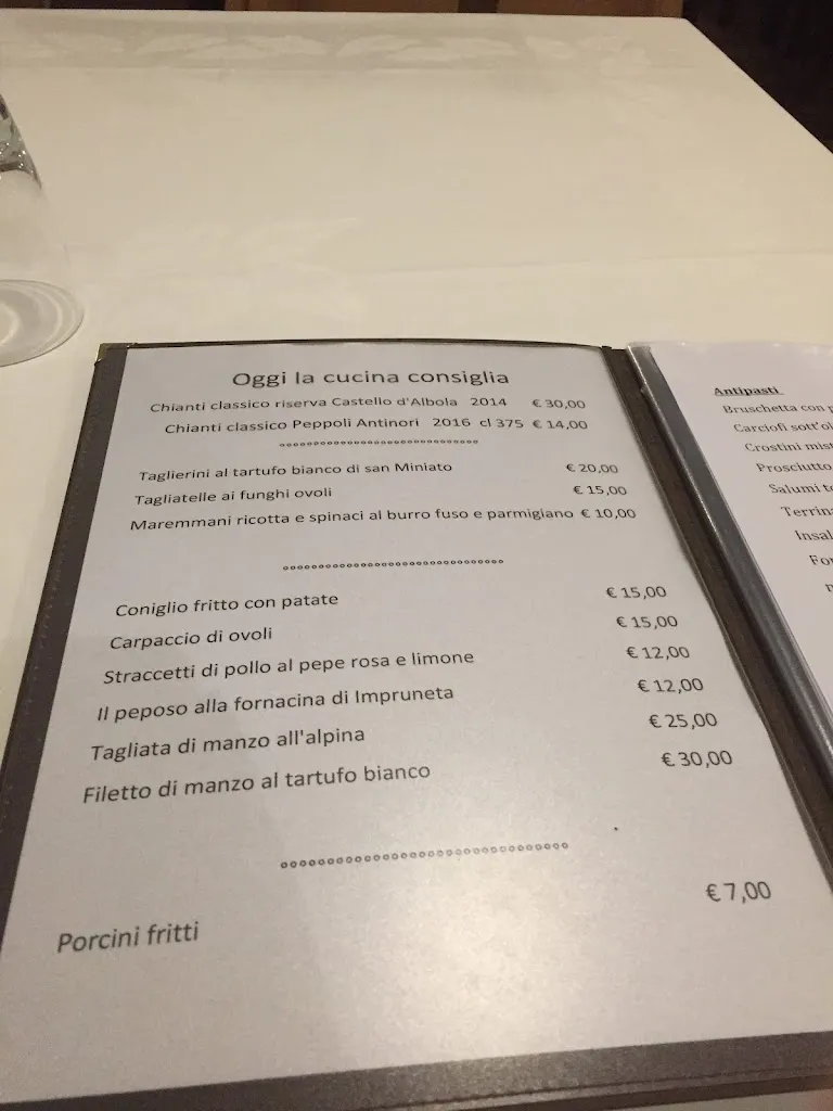 Menu_Trattoria L'antico forno_Impruneta_image_2