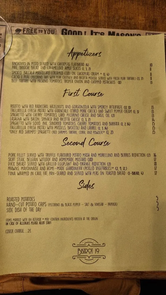 Menu_Bistrot 19_Grosseto_image_2