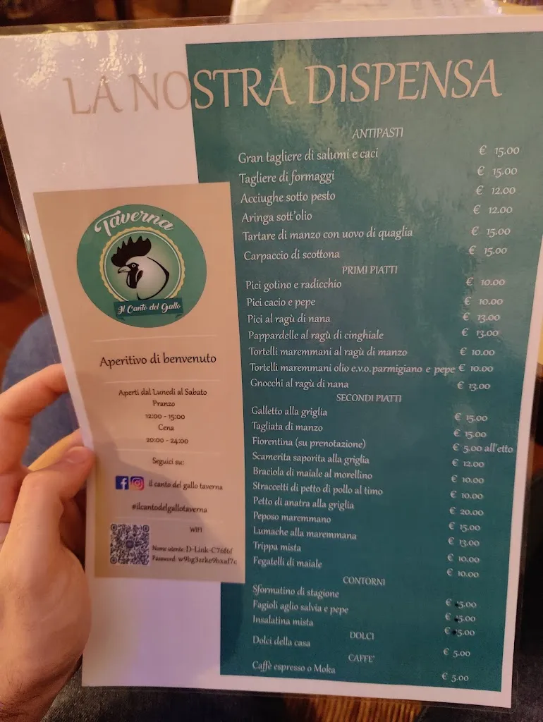 Menu_Il Canto del Gallo_Grosseto_image_3